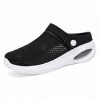 Damen Atmungsaktive Clogs mit elastischem Riemen R&B