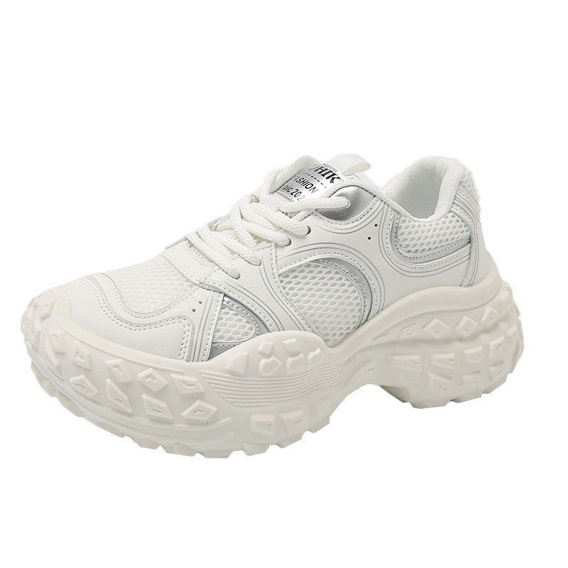 Damen sportliche Sneakers mit innovativem Sohlenprofil und atmungsaktiver Mesh-Konstruktion R&B