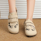 Damen modische Sneaker mit praktischem Klettverschluss und kuscheligem Fleece-Innenfutter R&B