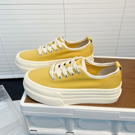 Damen Modische Plateau-Sneaker mit erhöhtem Sohlenprofil und atmungsaktivem Obermaterial R&B