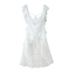 Damen Voluminöses Rüschensommerkleid R&B