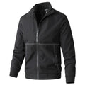 Herren sportive Übergangsjacke mit elastischen Bündchen und praktischen Reißverschlusstaschen