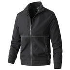Herren sportive Übergangsjacke mit elastischen Bündchen und praktischen Reißverschlusstaschen