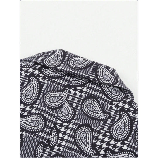 Damen Blazer mit modischem Paisleymuster und tailliertem Schnitt R&B