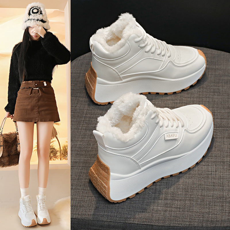 Damen Winterschuhe mit warmem Innenfutter und rutschfester Sohle R&B