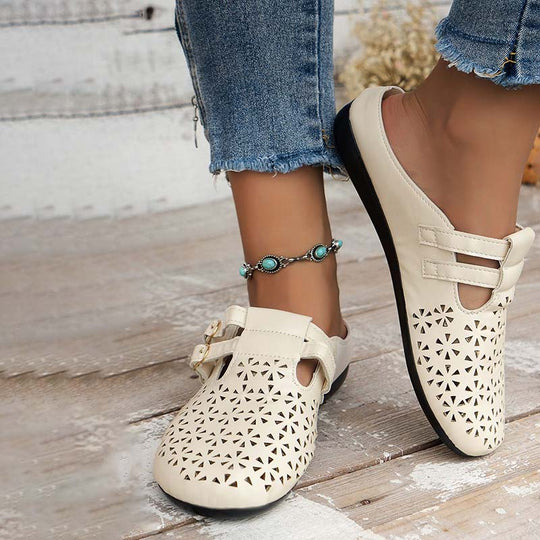 Lässige flache hohle Schuhe R&B