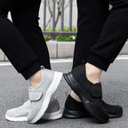 Damen Bequeme Slip-On Freizeitschuhe mit verstellbarem Klettverschluss