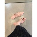 Damen elegante Slingback Sandalen mit dekorativen Riemen