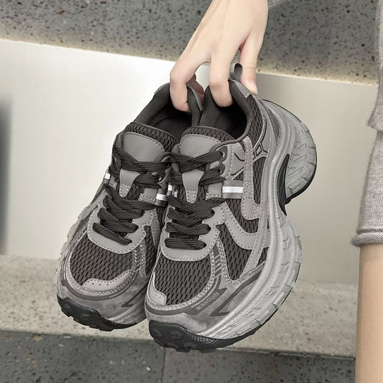 Damen Sportliche Sneakers mit ergonomischem Dämpfungssystem und atmungsaktivem Obermaterial R&B