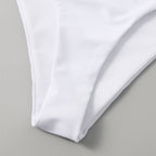 Damen Einseitiger Bikini mit innovativem Cut-Out