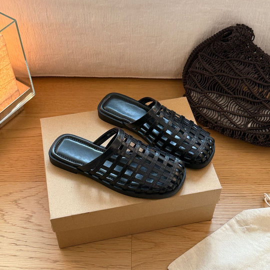 Damen Schicke Riemensandalen im modernen Flechtdesign R&B