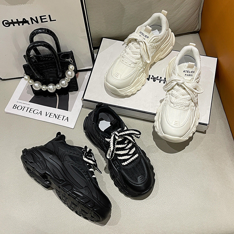 Damen Sportliche Chunky Sneakers mit innovativer Dämpfung und atmungsaktiver Oberflächenstruktur R&B