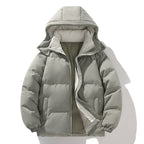 Damen isolierte Steppjacke mit Kapuze und hohem Kragen
