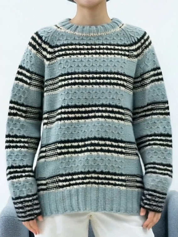 Damen gestrickter Pullover R&B