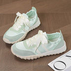Damen modische Sneakers mit innovativen Satin-Details R&B