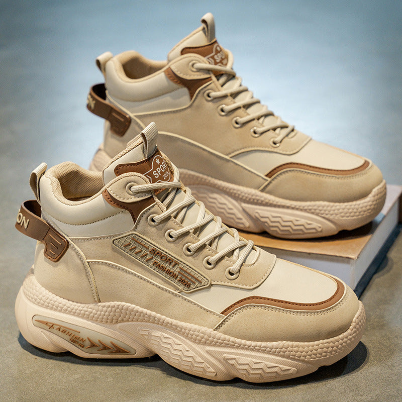 Damen Sportliche hochgeschnittene Sneakers mit verstärkter Dämpfung
