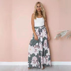 Damen Maxirock mit floralem Druck R&B