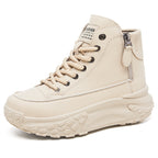 Damen High-Top Sneakers mit wasserabweisender Oberfläche und rutschfester Sohle