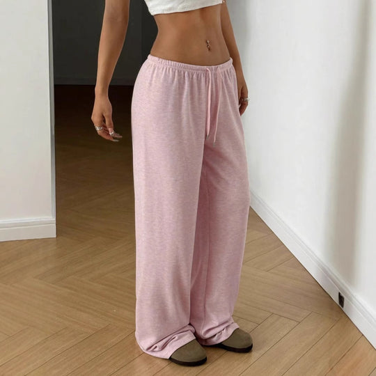 Damen Weite Sweatpants mit elastischem Bund R&B
