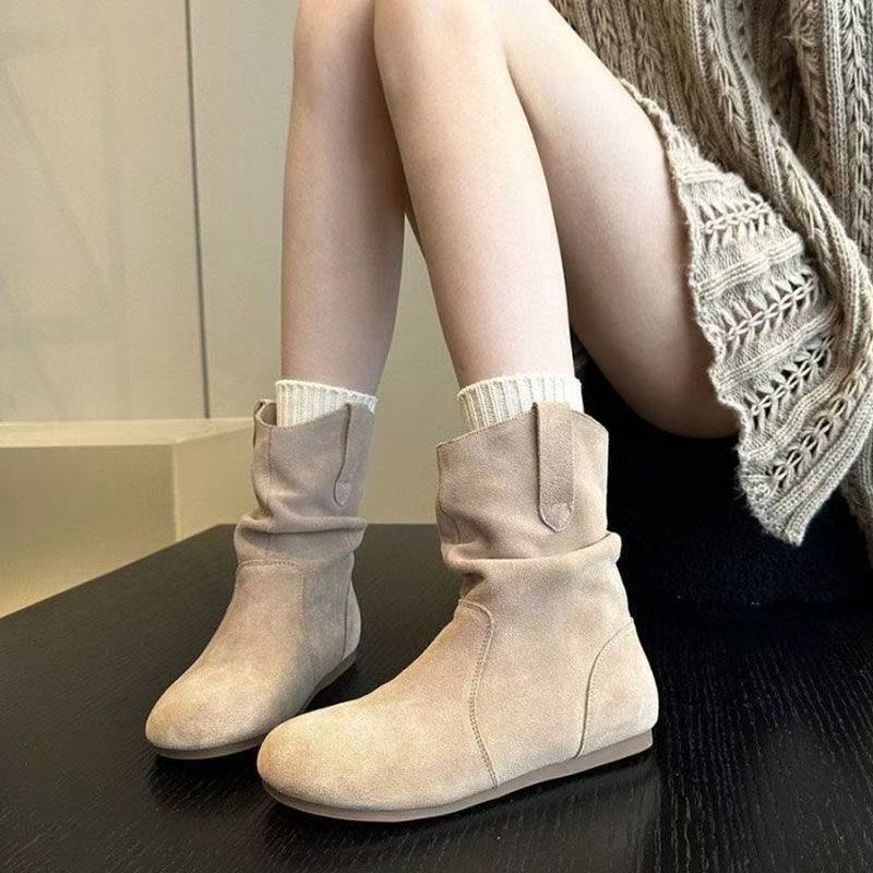 Damen Komfortable Stiefel mit lässigem Schlupfdesign R&B