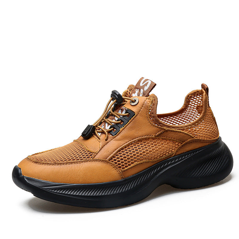 Herren Atmungsaktive Freizeitsneaker mit elastischem Schnellverschluss R&B