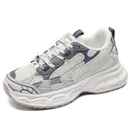 Damen Sportliche Chunky Sneakers mit dämpfender Sohle und atmungsaktivem Obermaterial R&B