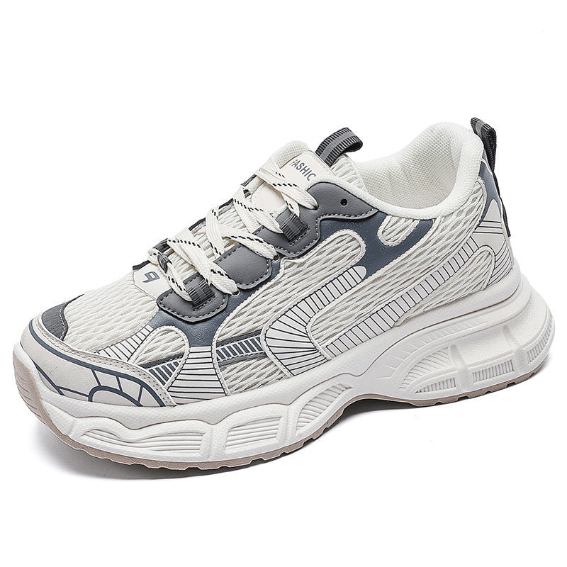 Damen Sportliche Chunky Sneakers mit dämpfender Sohle und atmungsaktivem Obermaterial R&B