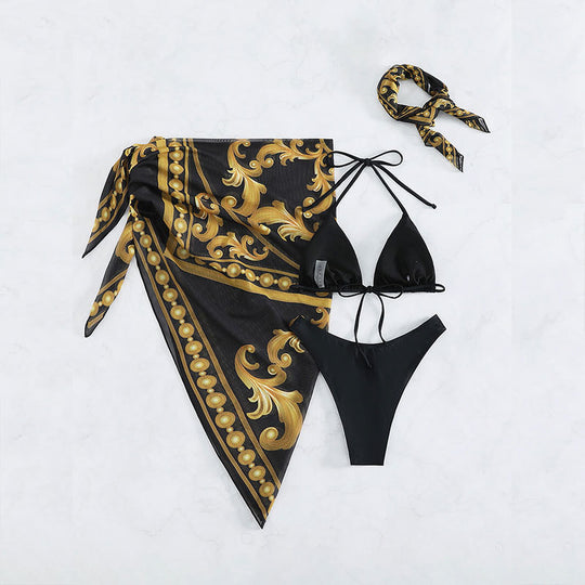 Damen Strandtuch mit elegantem Muster R&B