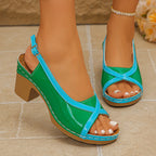 Damen Slingback-Pumps mit zeitgemäßem, farbenfrohem Design R&B