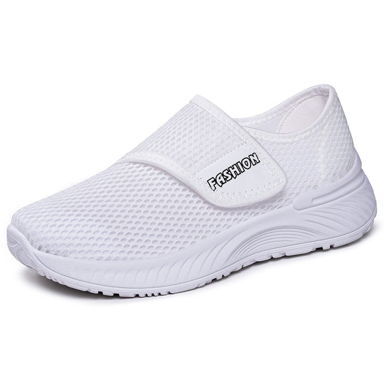 Damen Atmungsaktive Slip-On Sneakers mit elastischem Riemendesign R&B