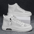 Damen High-Top Sneakers mit atmungsaktivem Netzdesign und dämpfender Sohle R&B