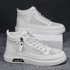 Damen High-Top Sneakers mit atmungsaktivem Netzdesign und dämpfender Sohle R&B
