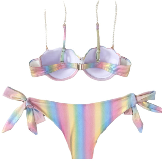 Damen Luxuriöser Bikini mit Muschel-Design R&B