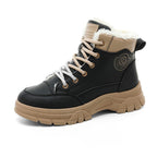 Damen warme Winterstiefel mit kuscheligem Innenfutter und rutschfester Sohle R&B