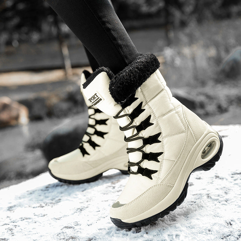 Damen Winter-Trekkinstiefel mit isolierender und rutschfester Sohlenkonstruktion R&B