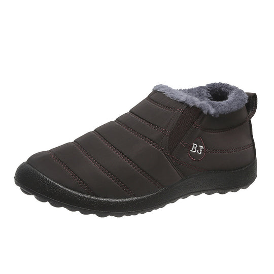 Damen gefütterte Freizeit-Stiefeletten mit rutschfester Sohle und praktischem Reißverschluss R&B
