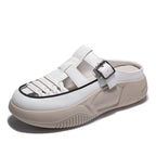 Damen Sportliche Clogs mit verstellbarem Riemen und atmungsaktiver Obermaterialstruktur R&B