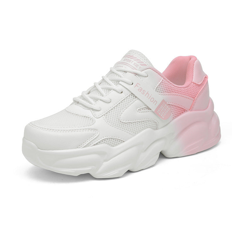 Damen Sportliche Sneakers mit atmungsaktiver Mesh-Oberfläche und robustem Sohlenprofil