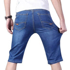 Herren lässige Denim-Shorts im modernen Schnitt mit praktischen Taschen