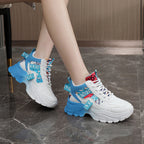 Damen Sportliche Sneaker mit modischen Designelementen und dämpfender Laufsohle R&B