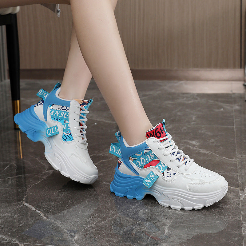 Damen Sportliche Sneaker mit modischen Designelementen und dämpfender Laufsohle R&B