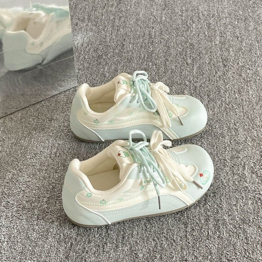 Damen Sportliche Sneakers mit individuell gestalteter Schnürung und hochwertigem Obermaterial R&B
