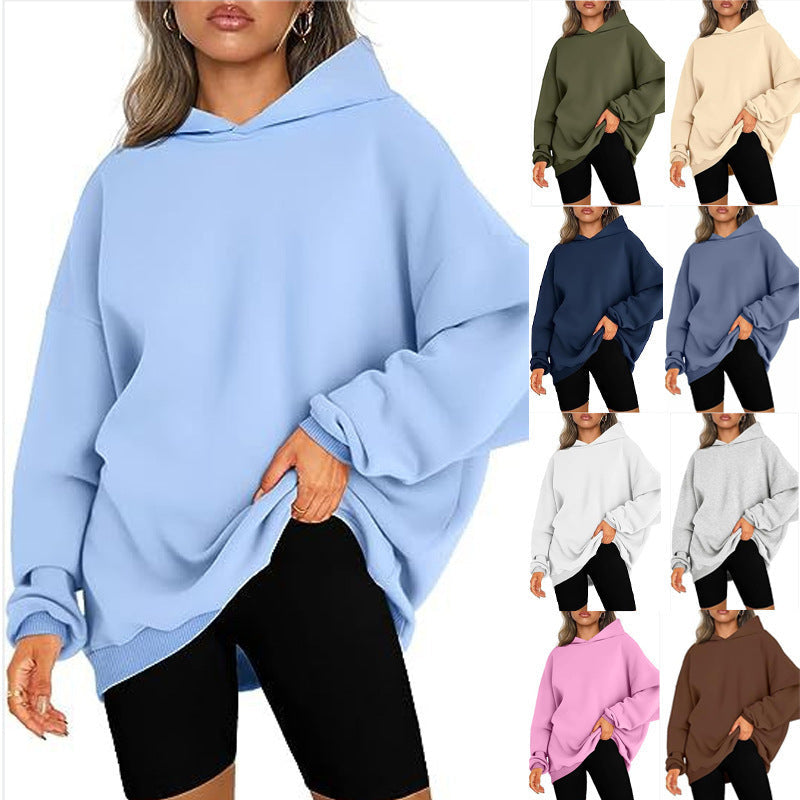 Damen Oversized Hoodie mit lässigem Schnitt und Kapuze