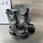 Damen modische Stiefel mit markantem Design und robustem Profil R&B