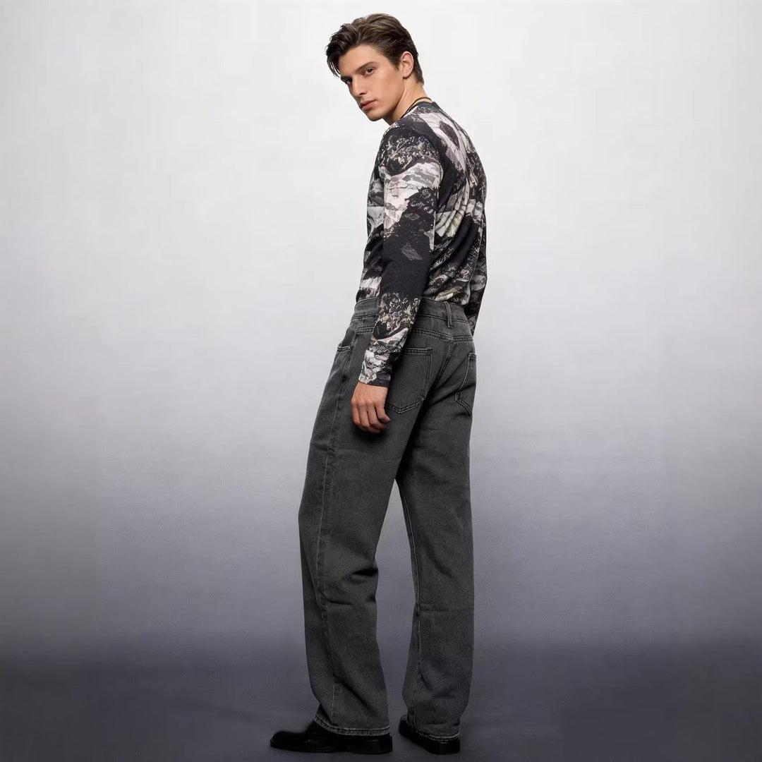 Herren Cargo-Jeans mit praktischen Taschen und lässigem Schnitt R&B