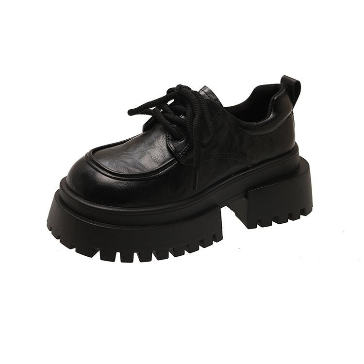 Damen Chunky Schnürschuhe mit dicker Sohle R&B