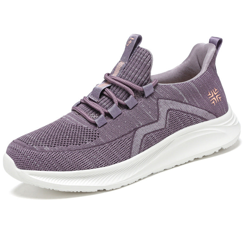 Damen Sportliche Sneakers mit atmungsaktive Netzkonstruktion und dämpfender Sohle R&B