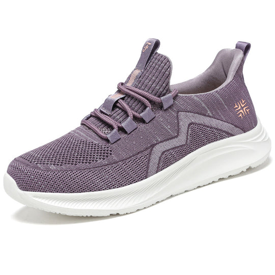 Damen Sportliche Sneakers mit atmungsaktive Netzkonstruktion und dämpfender Sohle R&B
