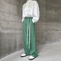 Damen Stylisches Oversized-Hemd mit feiner Stickerei und eleganten Ärmeln R&B