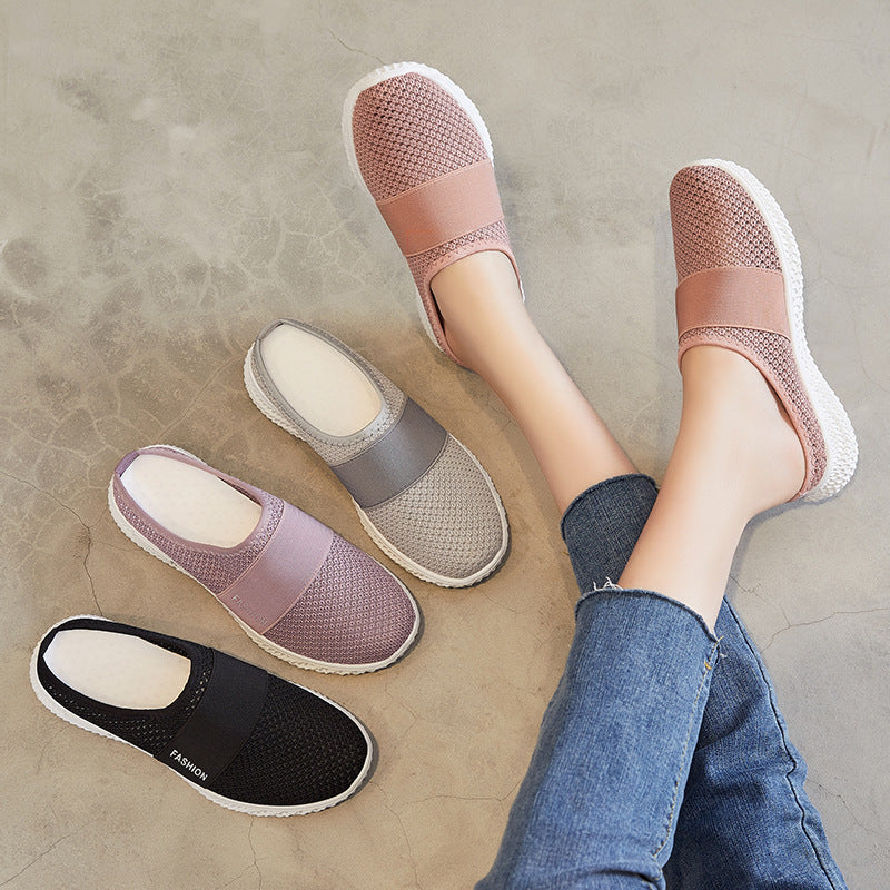 Damen Modische und atmungsaktive Clogs mit elastischer Bänder von R&B